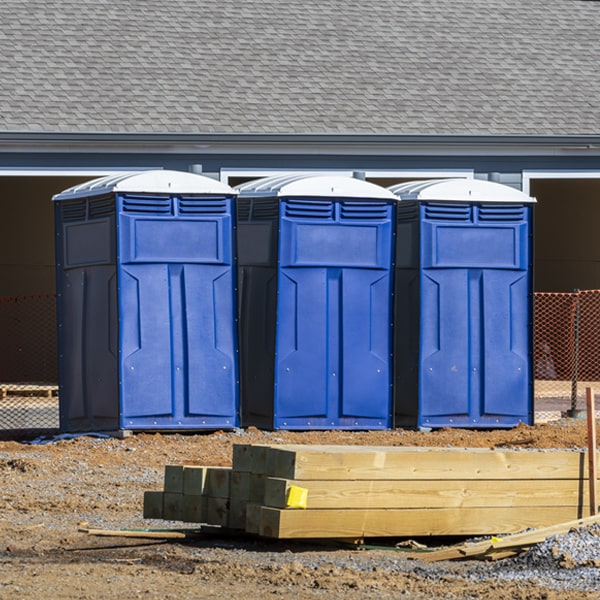 what is the maximum capacity for a single portable toilet in Maple Bluff Wisconsin